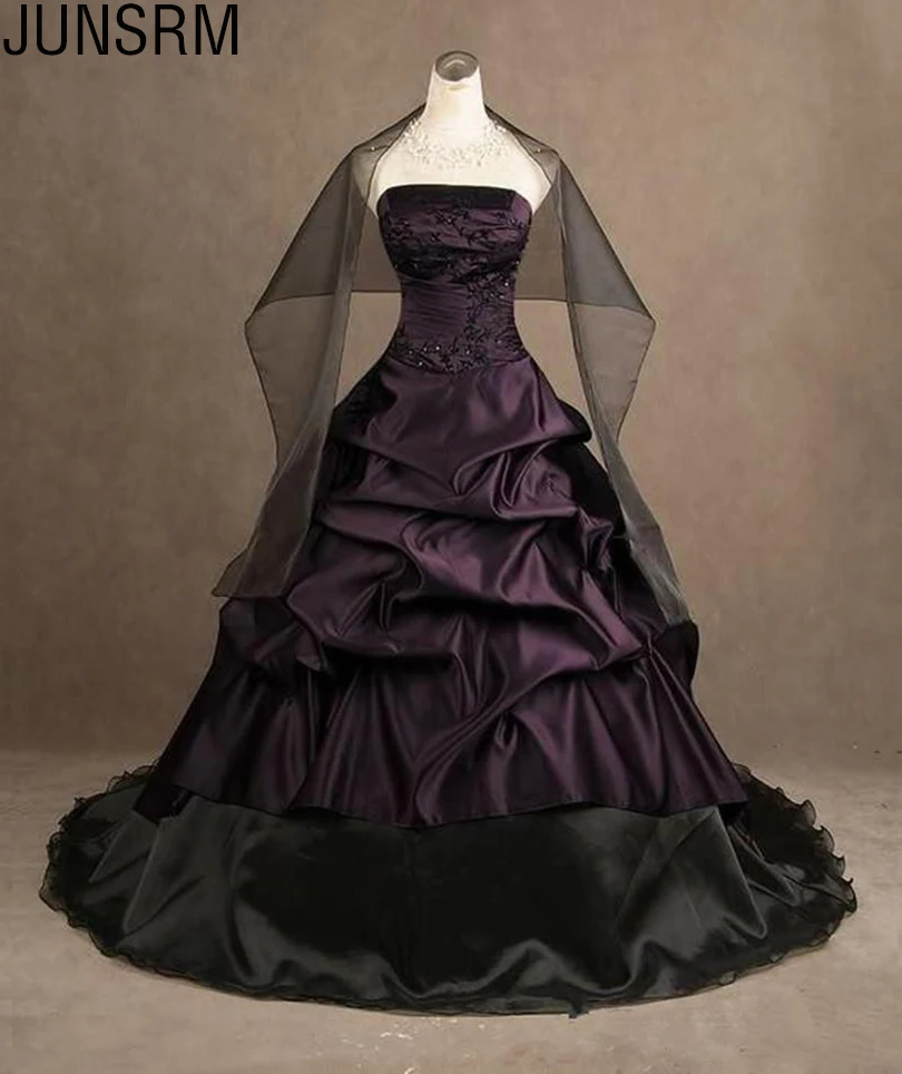 

New Arrival Luxury Wedding Dresses Elegant Sweetheart Satin Ball Gown Sweep Train Beading Bridal Dress With Lace up Custom Made