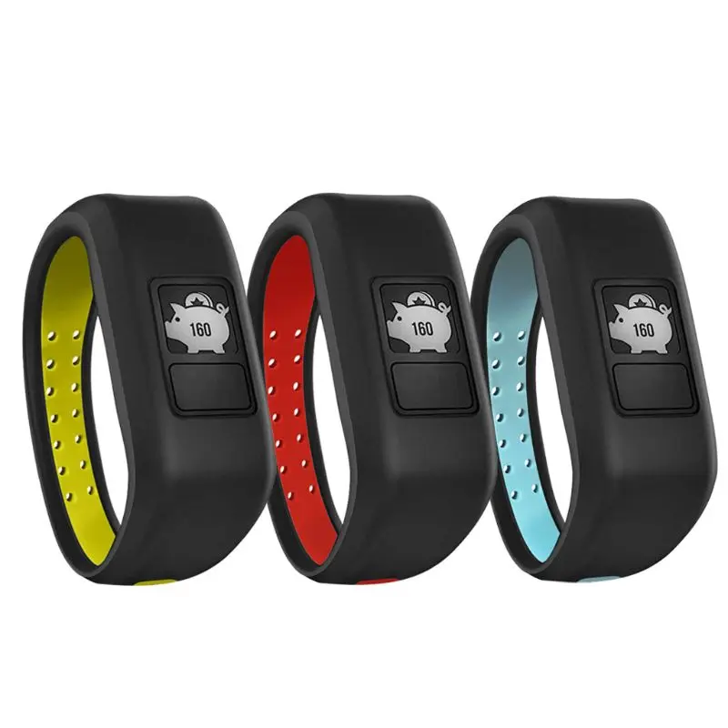 Ремешок силиконовый для смарт-часов Garmin Vivofit 3/Vivofit JR/Vivofit JR2 | Наручные часы