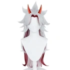 Парик для косплея LOL Arcane Vi, термостойкие синтетические волосы с глубокой розой, длиной 30 см, для женщин и мужчин, для ролевых игр, с шапочкой