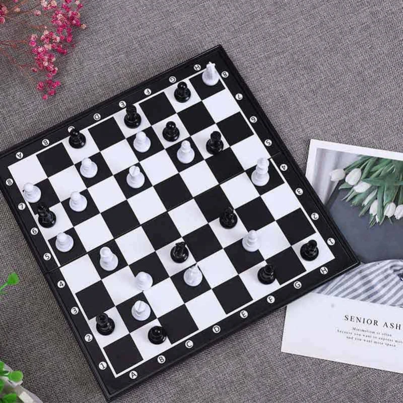 

Magnetism Professional Chess Set Luxury Plastic Chessman Board Table Games For Adults Children Family Recreation Activities