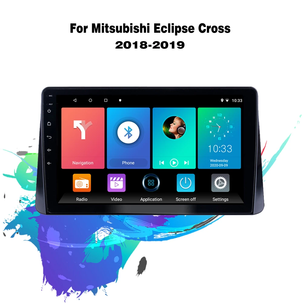Автомобильный мультимедийный GPS навигатор easteregg для Mitsubishi Eclipse Cross 2018 2019 10 1 дюймов