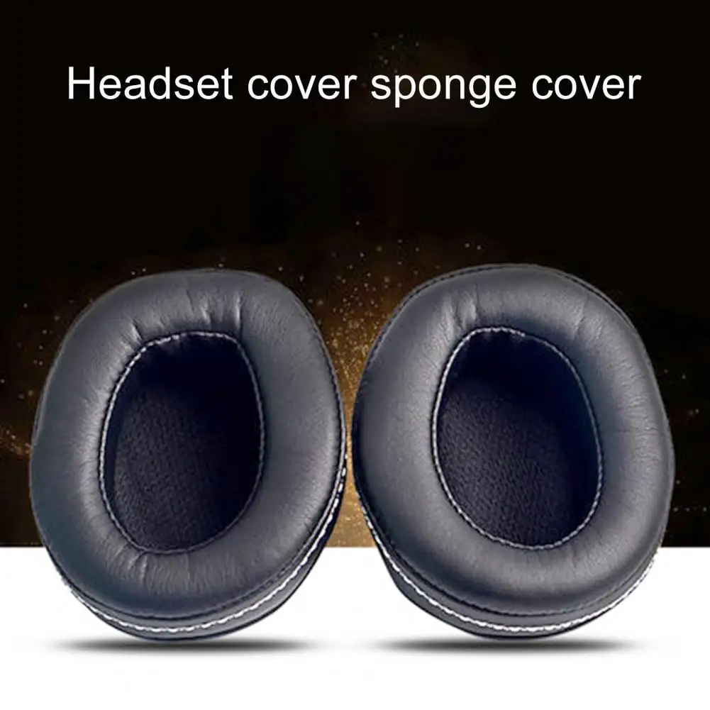 

1 пара эргономичном пыле-доказательство мягкий белок искусственные перья защитные наушники подушки для DENON AH-D600