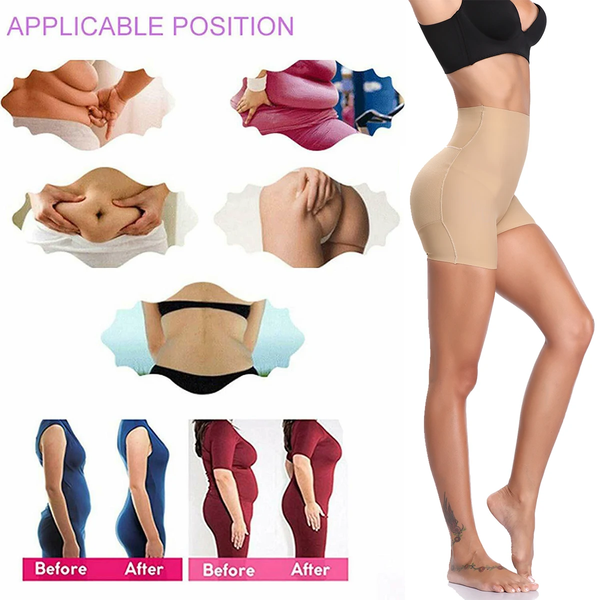 Joyshaper Бесшовные высокая Талия тела трусы с эластичным поясом для управления