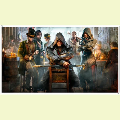 Холст картины плакаты Assassins Creed Коннор войны стены искусства 10 рамки домашний