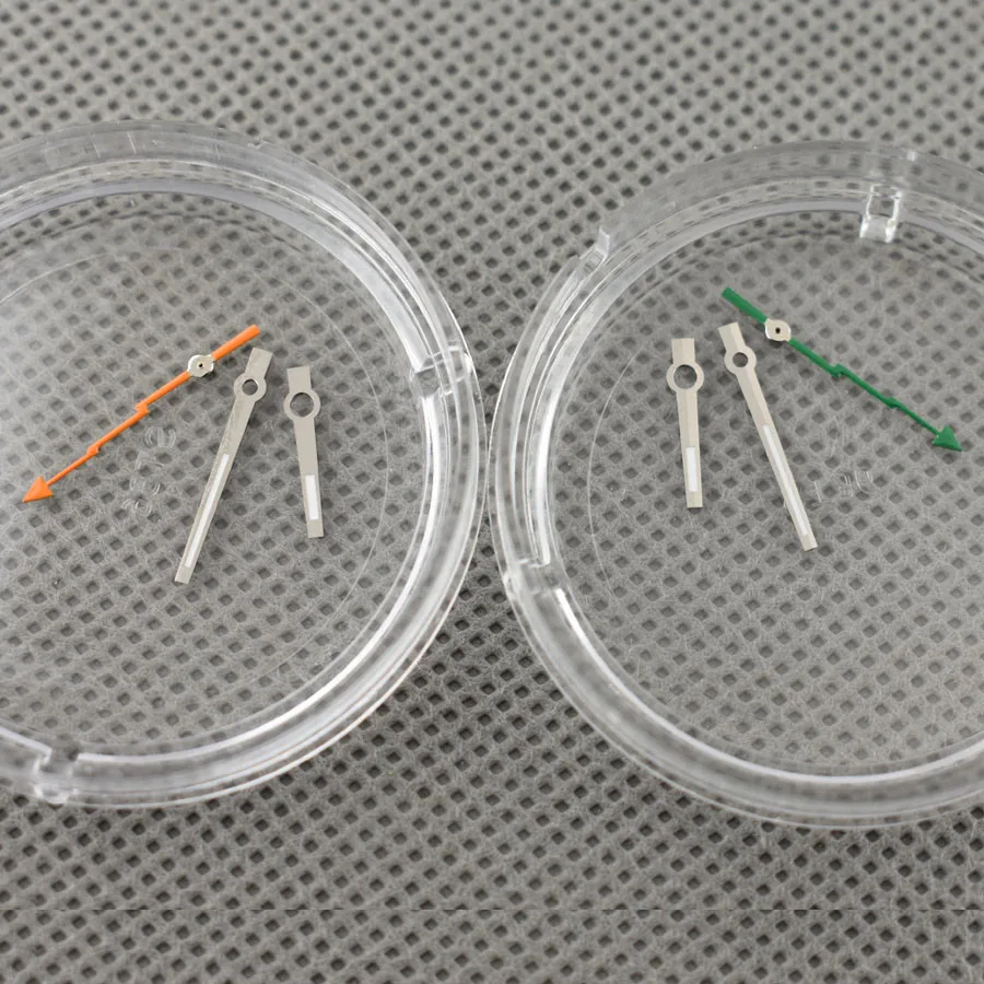 Оранжевые секундные/зеленые секундные часы зеленые светящиеся руки Miyota 8205 8215 821A