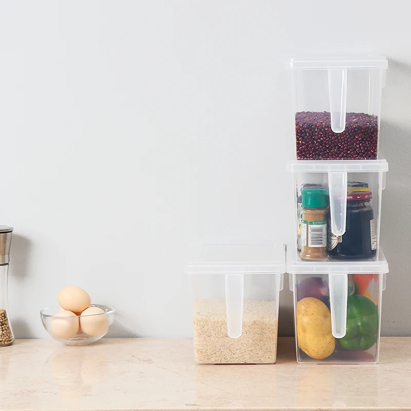 ORZ пластиковый кухонный ящик для хранения ручка органайзер холодильника