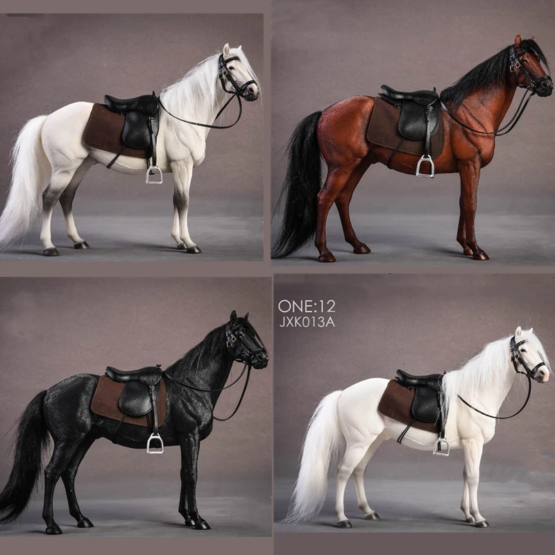 

1/12 масштаб солдатская сцена немецкий Ганновер теплая кровная модель лошади для коллекционной фигурки