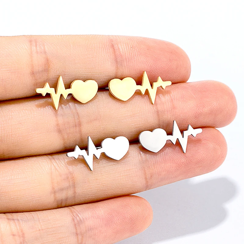 

Трендовые мужские серьги-гвоздики из нержавеющей стали для женщин и девушек, минималистичные украшения, аксессуары для ушей, серьги, украше...