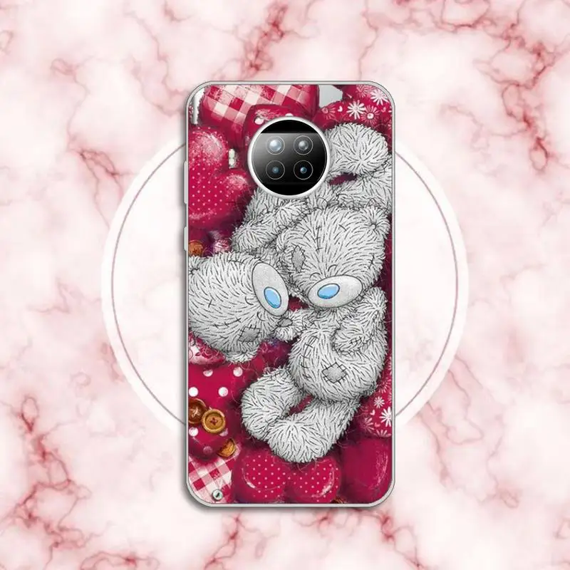 

Tatty Teddy bear Cute doll high quality luxury Phone Case funda Transparent for Xiaomi Redmi note 10 t 8 9 pro lite 11