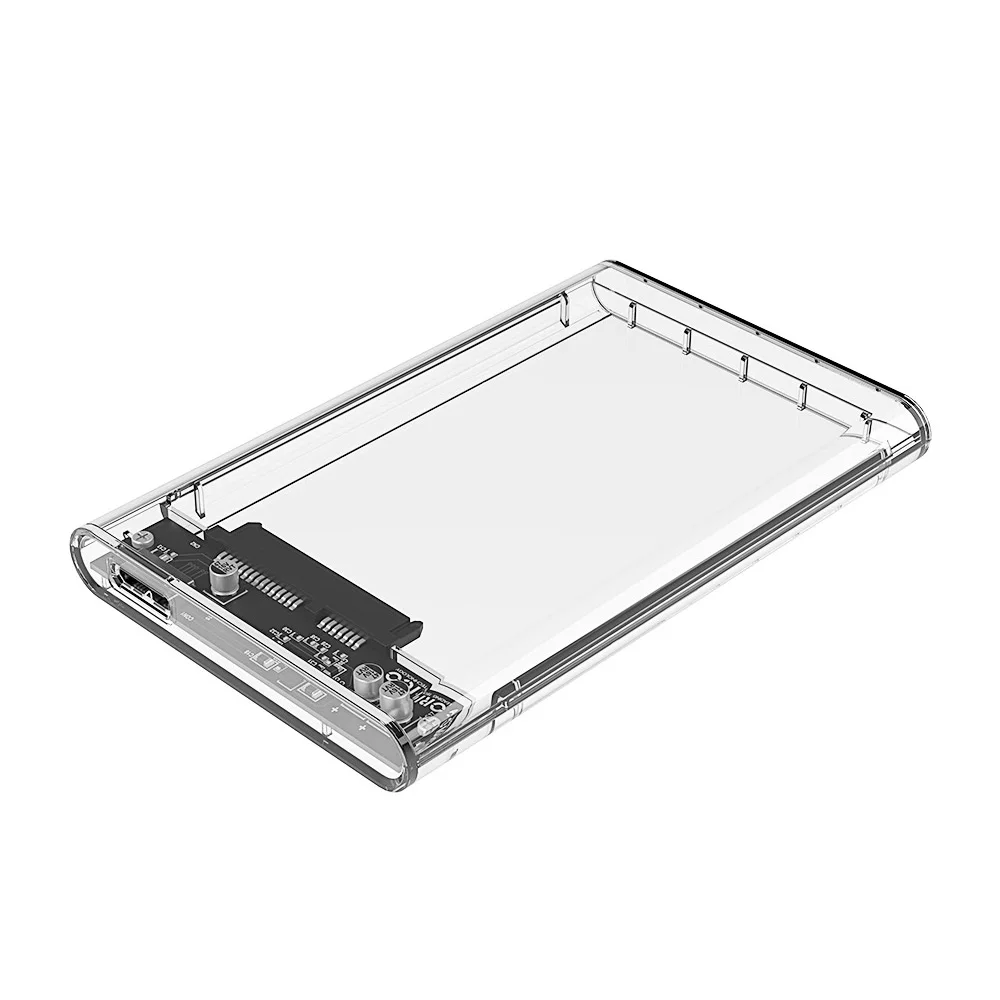 ORICO 2," Прозрачный чехол для жесткого диска Sata3.0 до USB3.0 без инструментов корпус для внешнего жесткого диска для samsung Seagate SSD 2139U3 - Цвет: transparent