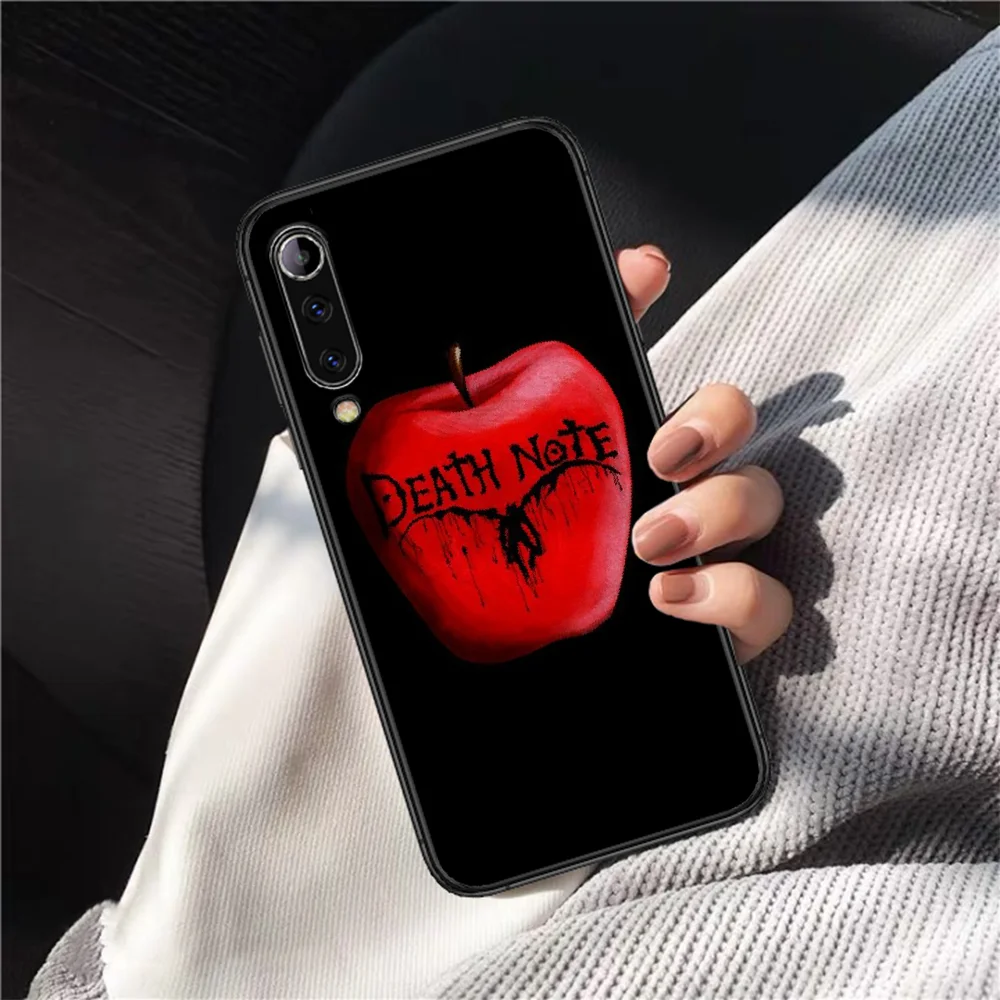 

Death Note Anime Phone Case For XIAOMI MI Note 8 9 T 10 Pro Lite SE A2 A3 POCO X M MAX 2 3 black Etui Tpu Funda Soft Prime Trend
