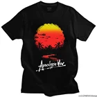 Великолепные мужские футболки Апокалипсис сейчас, футболка с коротким рукавом, мягкая футболка Sunest с круглым вырезом, футболка с фильмом Война Конго, Мерч