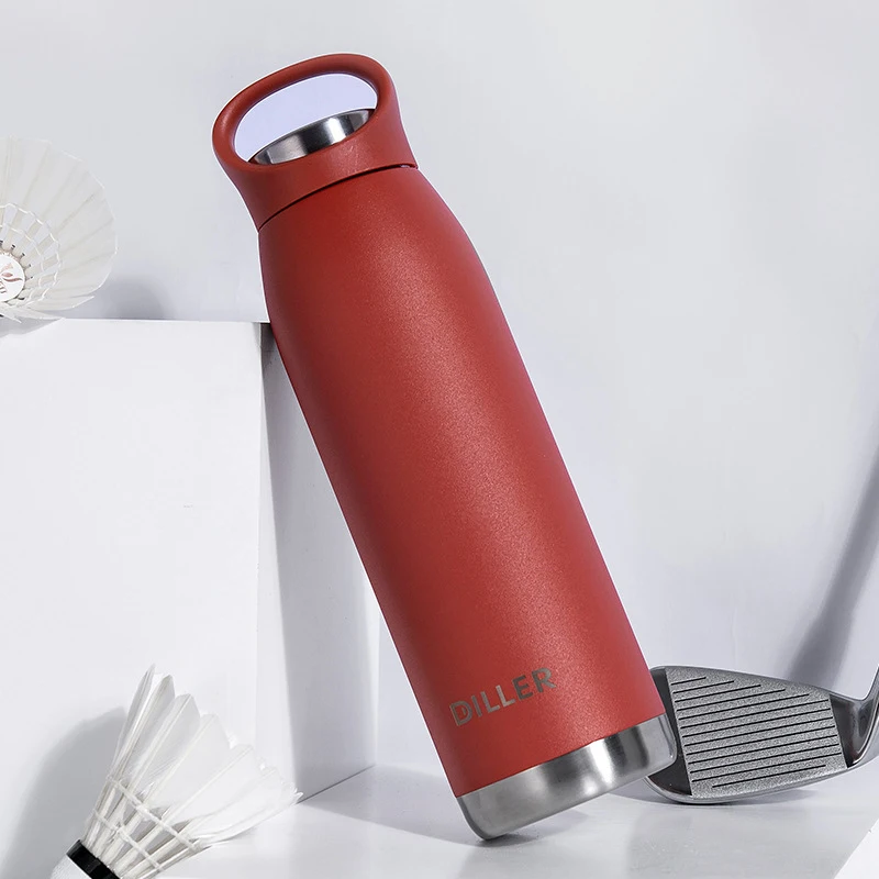 Термофляга из нержавеющей стали с портативной прочной крышкой для спортивных