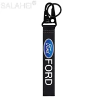 1pc car keychain sport style holder for ford fiesta mondeo fusion explorer escape shelby edge ecosport kuga mustang st styling