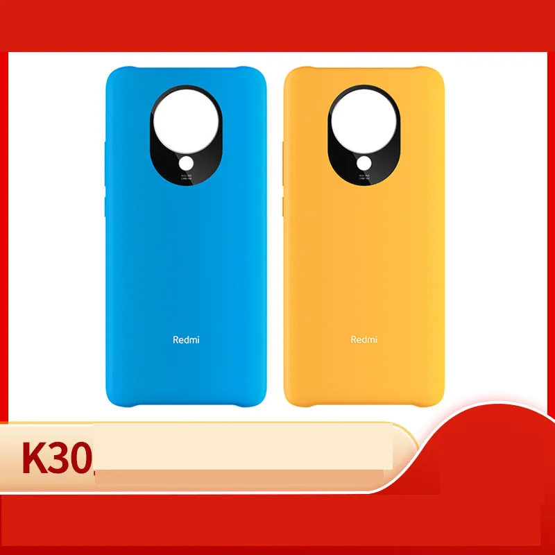 

Original Liquid Silicone Phone Case For Xiaomi Redmi K30 K 30 Redmik30 Red MI k30 Candy Color Protective Cover For RedmiK30 Capa