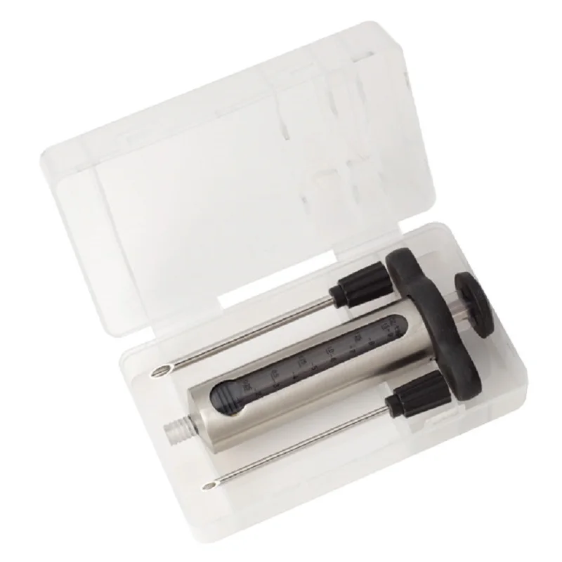 Инжектор для мяса 1 5 унции барбекю гриля маринада приправ индейки кухонные