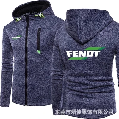 

2020 New Spring and Autumn Fashion FENDT Logo Hoodie Men Casual Zipper Hooded Jacket Tracksuit