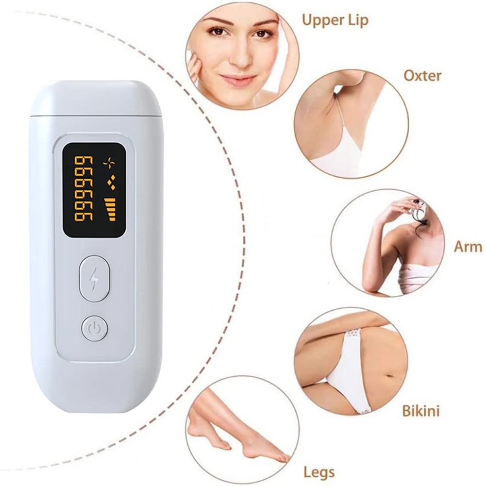 

990000 Flashes Laser Epilator Permanent IPL Hair Removal Machine Electric Facial Photoepilator Device For Women Female Bikini