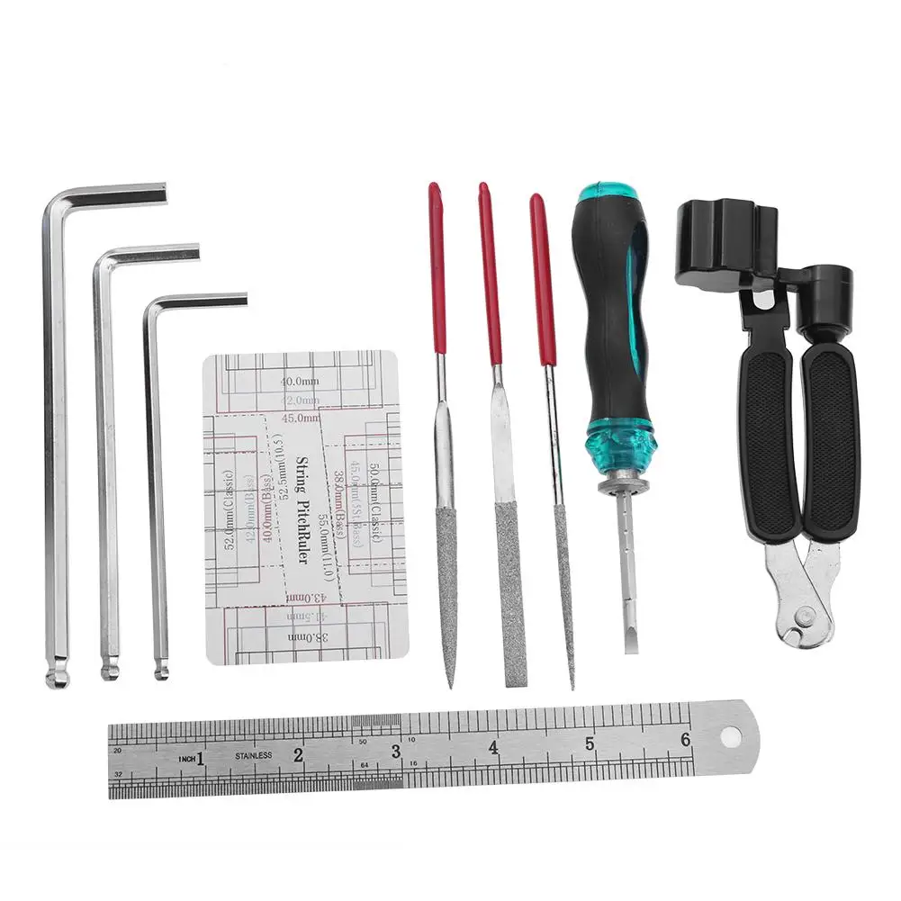 

Инструмент для настройки гитары Комплект для чистки инструмента Комплект гирлянды Органайзер действия правитель измерительный инструмен...