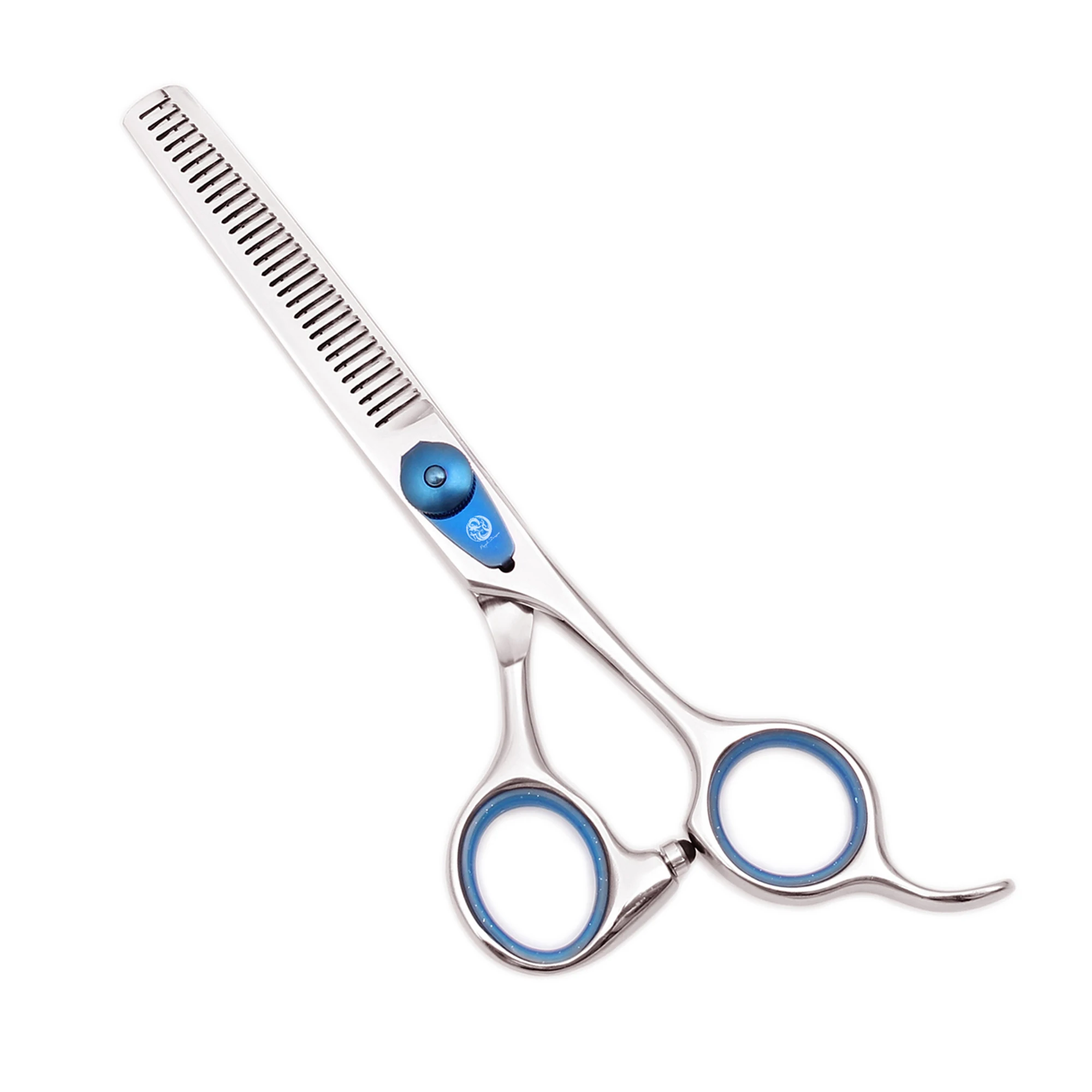 Ножницы для волос с деревянным футляром 6 &quotфиолетовый дракон японский 440C 1016N