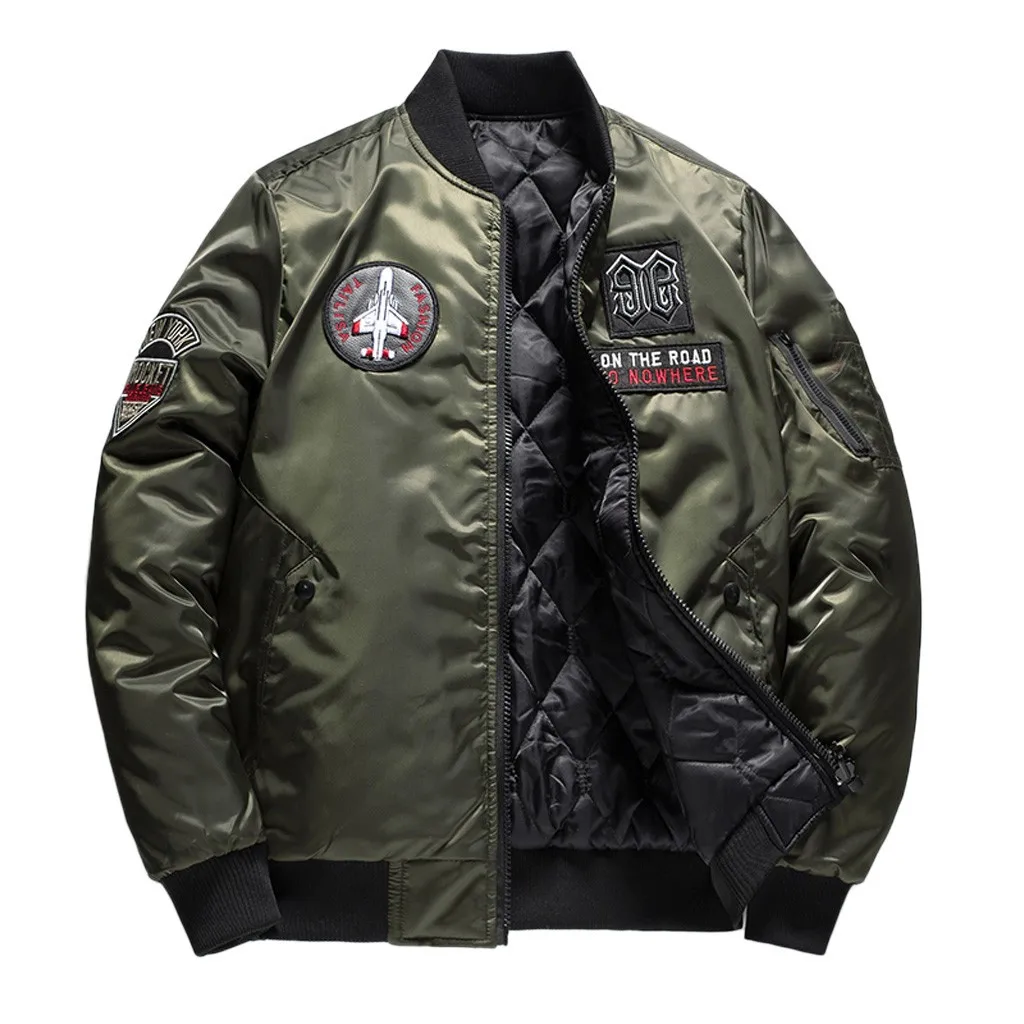 Winter Male Parka Jackets Men's Warm Casual Fashion Pure Color Jacket Zipper Outwear Tops Coats Men Wind Breaker | Мужская одежда