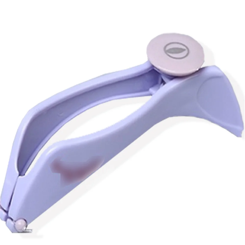 

2021Portable Mini Women Hair Removal Epilator Threading Face Defeatherer for Cheeks Eyebrow DIY Makeup Beauty Tool