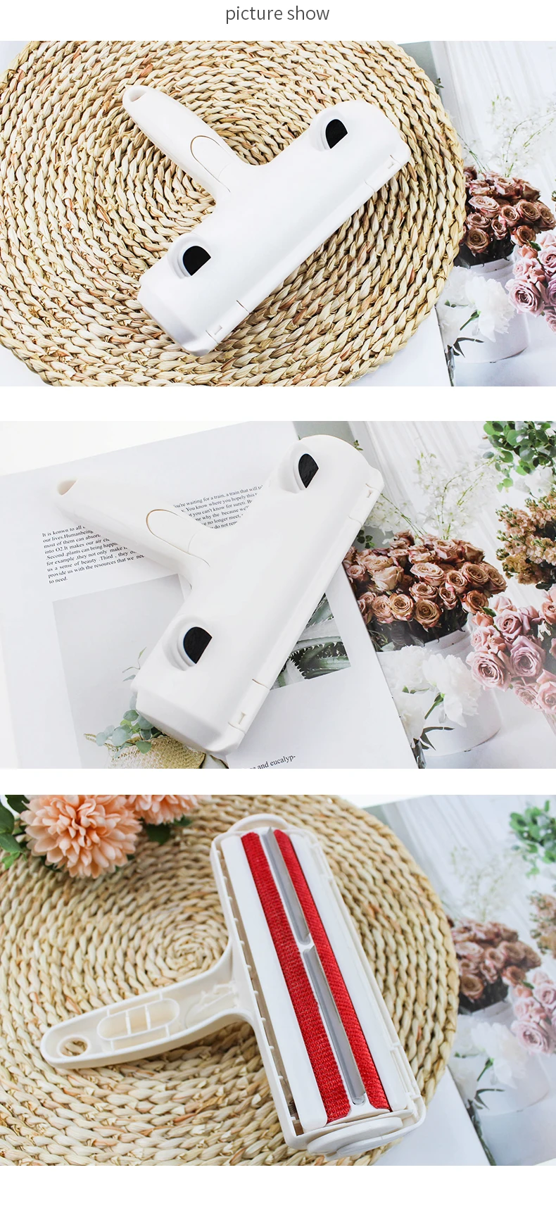 Hoopet Pet Dog Cat Hair Removal Brush Comb Pet Grooming Tools Hair Shedding Trimmer Comb for Cats Dogs