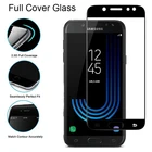 Цветное закаленное стекло с полным покрытием для Samsung Galaxy J3 2016 J7 Prime 9H HD, стекло для экрана Samsung J5 2017, стекло для ЕС на J7 Pro
