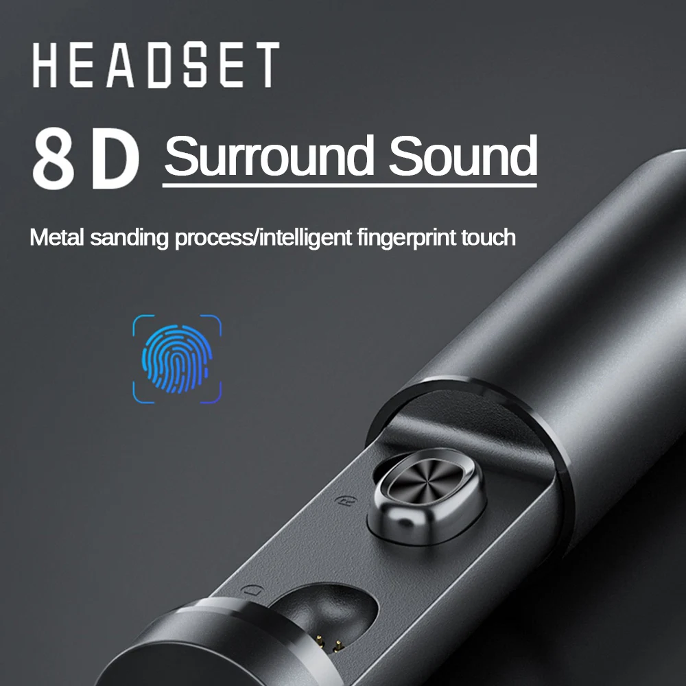 FLOVEME TWS5.0 Bluetooth Earphone 8D HIFI Sport Wireless Earphones With MIC Earbuds Gaming Music Headset For iPhone 11 XR Xiaomi |