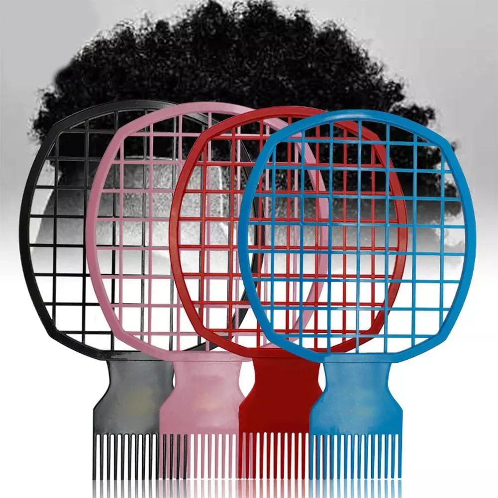 2 In 1 Dirty Braid Comb Afro Twist Hair African Men's Hairdressing Professional Wave Curly Brush | Красота и здоровье