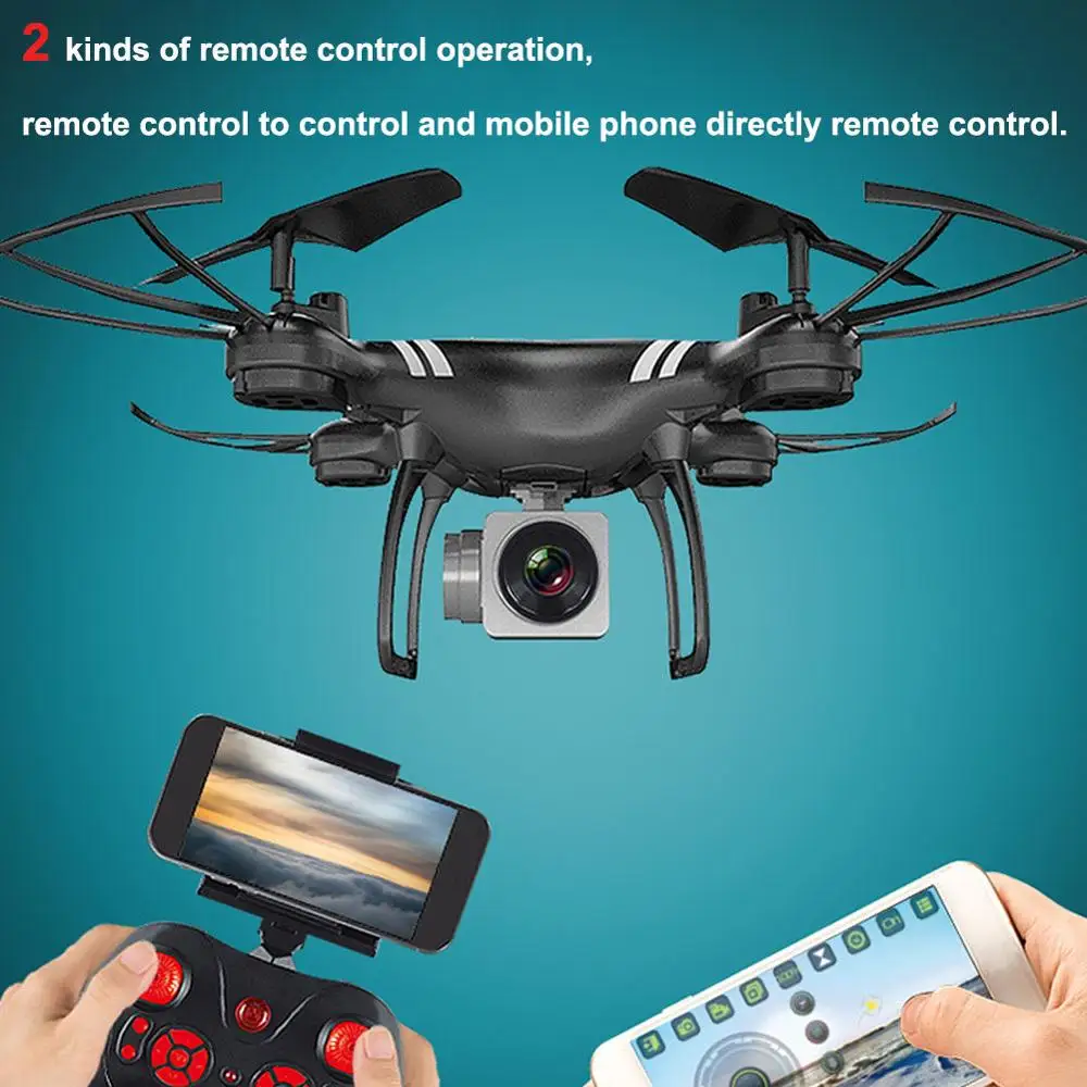 Квадрокоптер KY101 складной с широкоугольной камерой 4K/1080P HD Wi Fi FPV|Радиоуправляемые