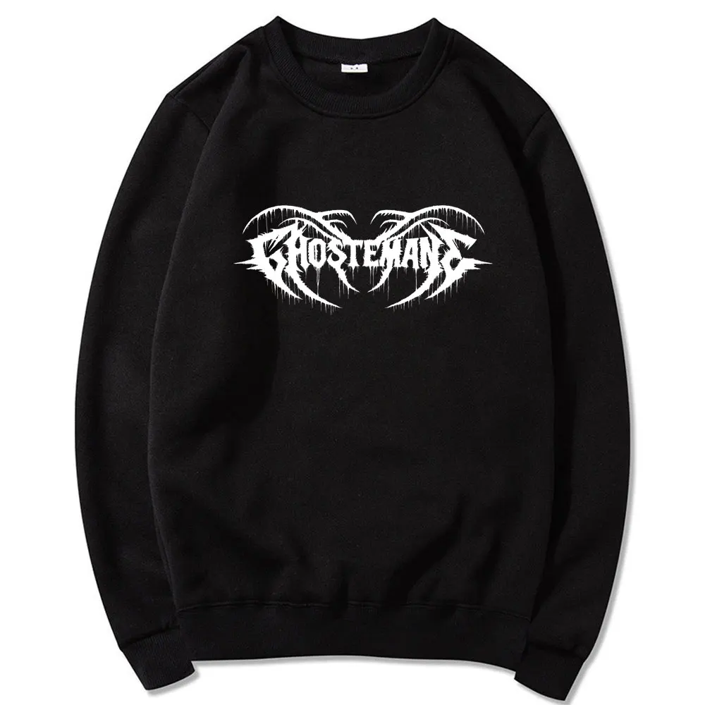 

Ghostemane Sweatshirt men Mercury Retrograde Image Printed pullover autumn street Harajuku sweatshirt Loose casual pullover men