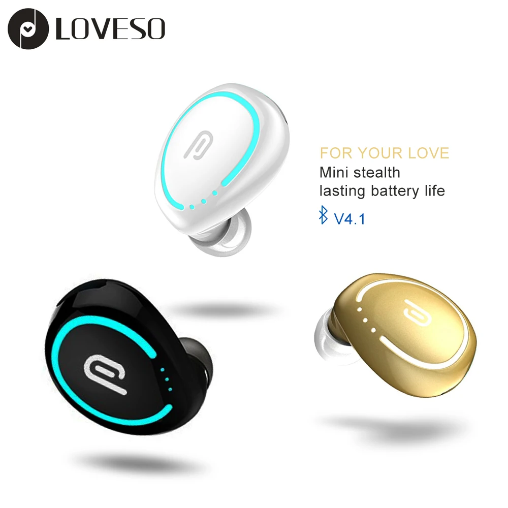 LOVESO i8 Mini Bluetooth 4 1 Наушники Беспроводные спортивные бас стерео гарнитуры с