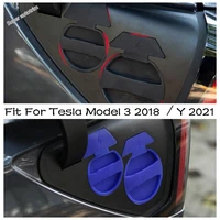 charging port plug port charger cover trim waterproof dust protective panel fit for tesla model 3 2018 2021 model y 2021