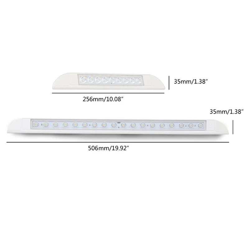 

12-28V LED Awning Lamp for RV Motorhome Waterproof Yard Garden Night Light Lamp Universal Porch Light Wall Lamp