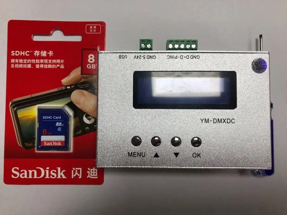 

DC5-24V YM-DMXDC DMX Led Light Address writer DMX512 LED Pixel Strip Light address coder