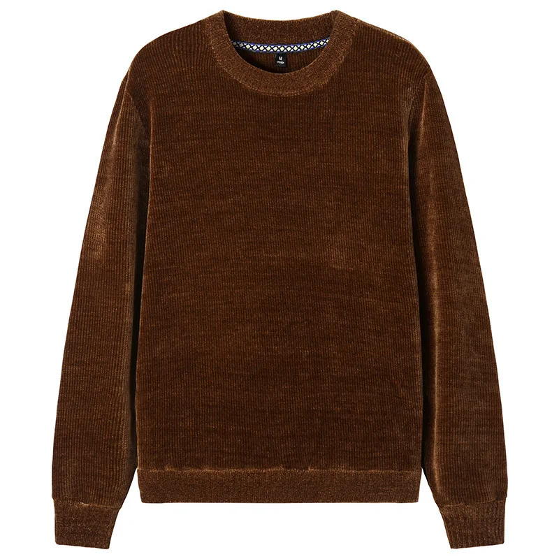 

New winter spring warm Cotton Sweater Men Long Sleeve Pullovers Outwear Man sweaters Tops Loose Solid Fit Knitting Clothing