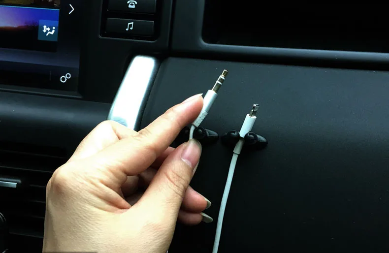 8 шт. автомобильный фиксатор для фиксации проводов органайзер наклейка ford focus mk2 vw