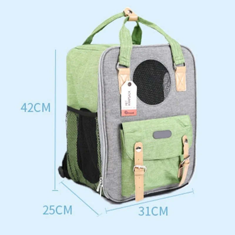 

Pet Cat Backpack Outdoor Travel Portable Bag Mesh Breathable Soft Bag For Cat And Little Dog Backpack Pet Supplies
