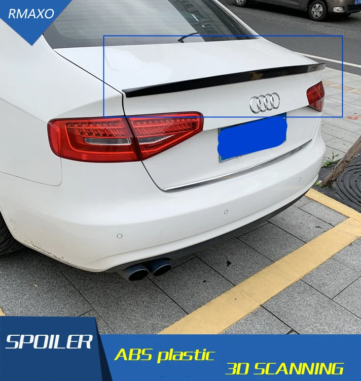 Спойлер для Audi A4 высококачественный спойлер из АБС-материала заднего крыла