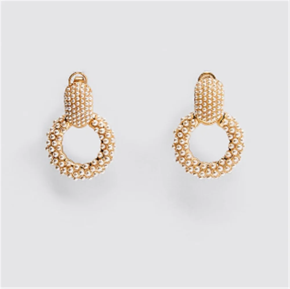 2019 ZA Стразы Висячие серьги для женщин модные массивные с кисточками и