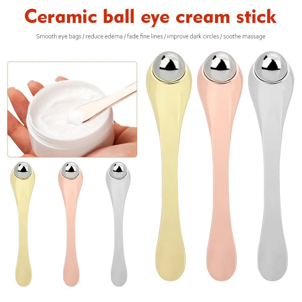 Eye Rolling Ball Cream Stick Beauty Massage Eye Cream Essence Import Stick Household Eye Beauty Apparatus Tool For Men & Women