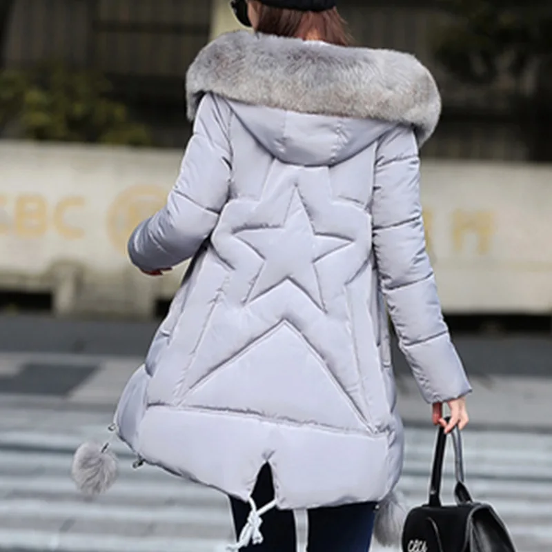 Зимние пальто для беременных Новинка 2021 парка с капюшоном и воротником из