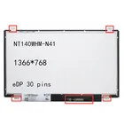 Матрица ЖК-светодиодный LP140WH8 TPC1, LP140WHU, TPD1, TPE1, N140BGE-EA3, 14,0 дюйма, ЖК-экран, для ноутбука HD 1366X768, 30Pin, матовая