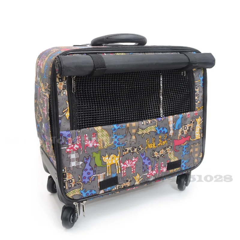 Воздухопроницаемое гнездо для домашних животных с колесный рычаг панорамный