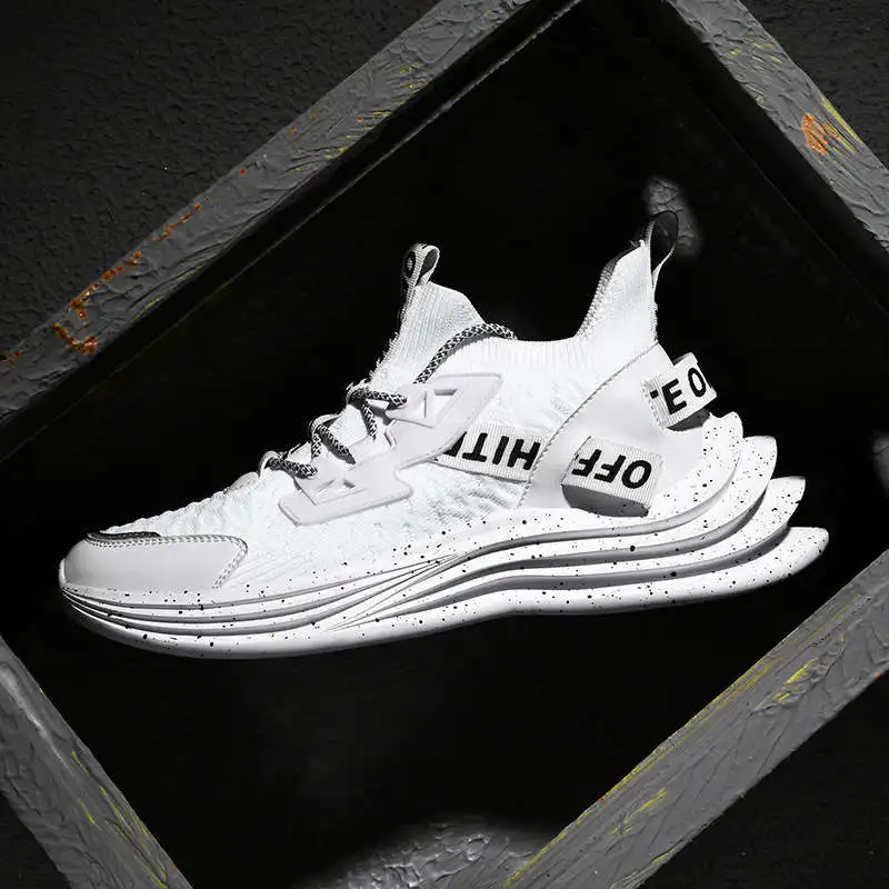 

Мужские модные кроссовки Runniing, мужская спортивная обувь для пар, Прямая поставка, мужские кроссовки для бега на большой платформе, спортивн...