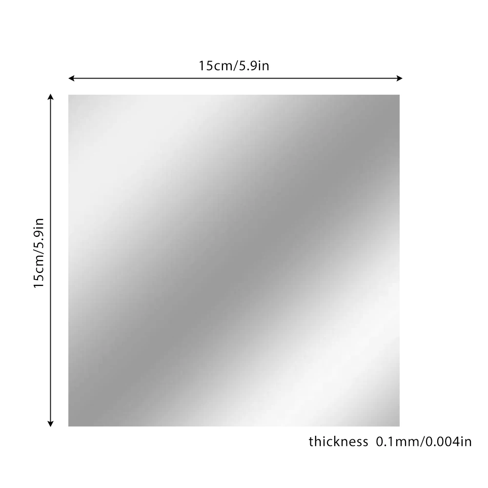 

16PC 15x15cm Mirror Wall Sticker Square Self-adhesive Acrylic Mirror Tiles Stickers For Bedroom Bathroom Home Decor Mural