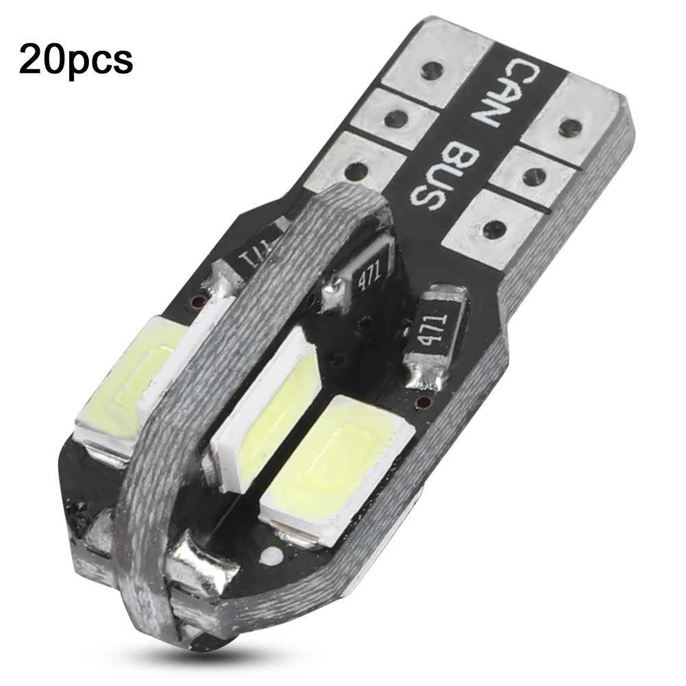 20pcs 8LED Car Side Wedge Light Bulb for Canbus T10 194 168 W5W 5730 auto accessories | Bar/Work