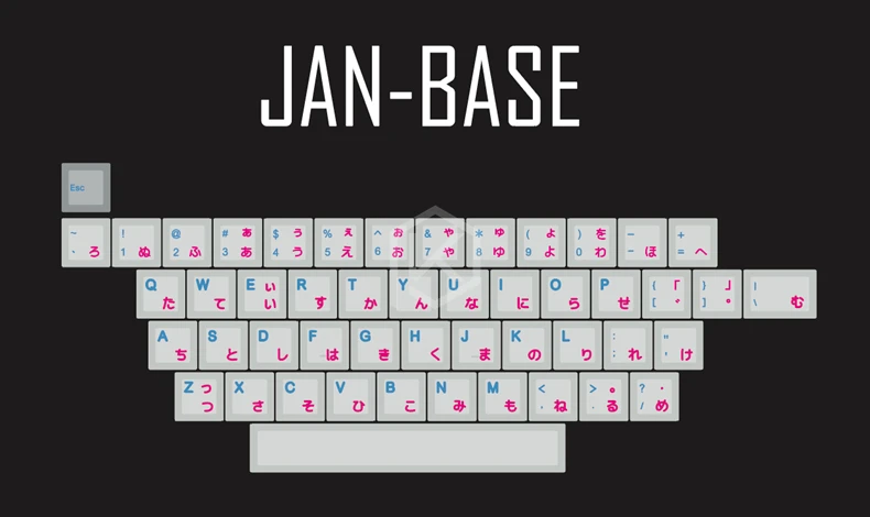 Kpreпаблик 139 японский корень голубой язык Вишневый профиль краситель Sub Keycap PBT для gh60 xd60 xd84 tada68 87 104 - Цвет: B Cyan Jan Base x1