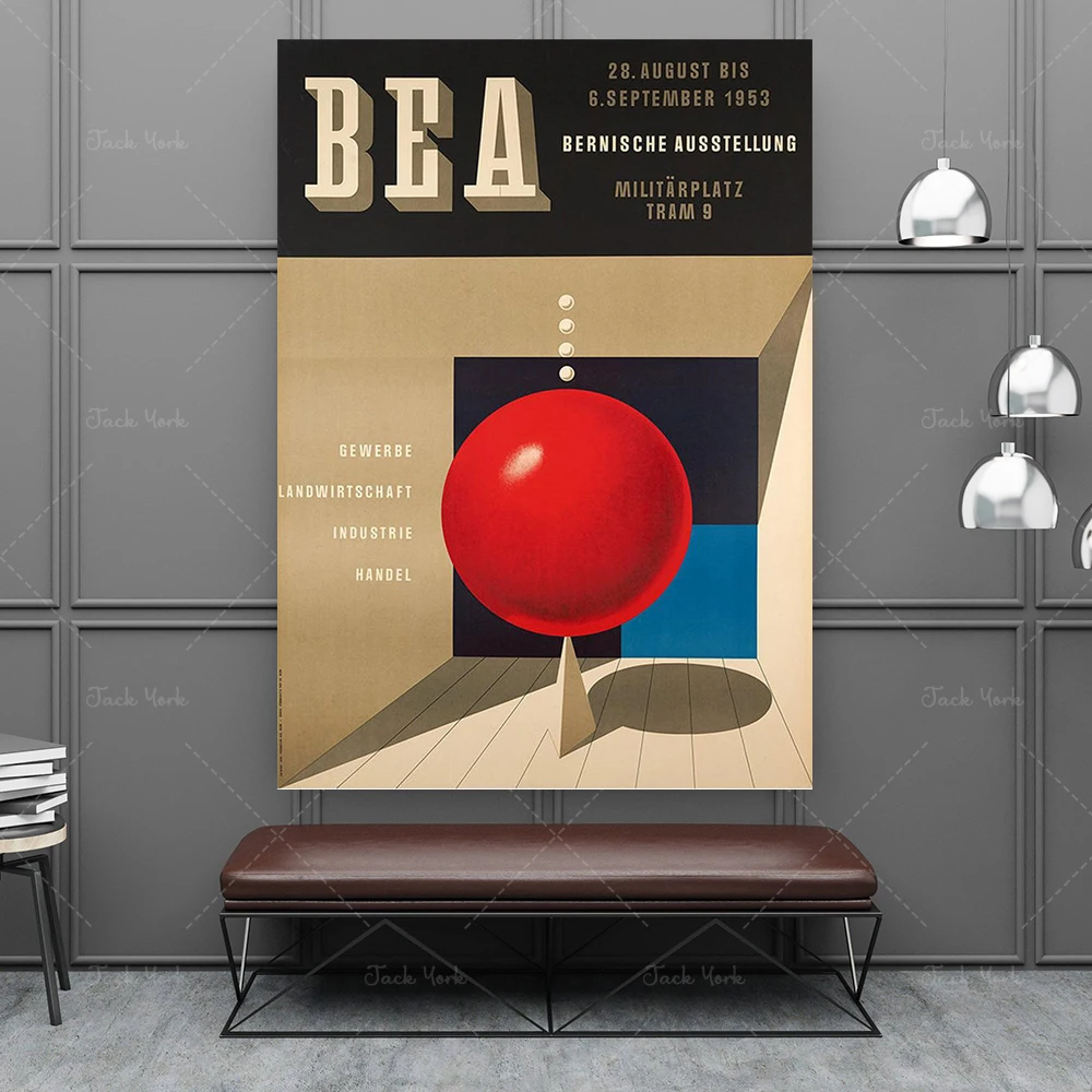 

Bauhaus Exhibition Poster, Bauhaus Print, Bauhaus Decor, Bauhaus Wall Art, Bauhaus Poster Print, Home Decor, Vintage Wall Art,